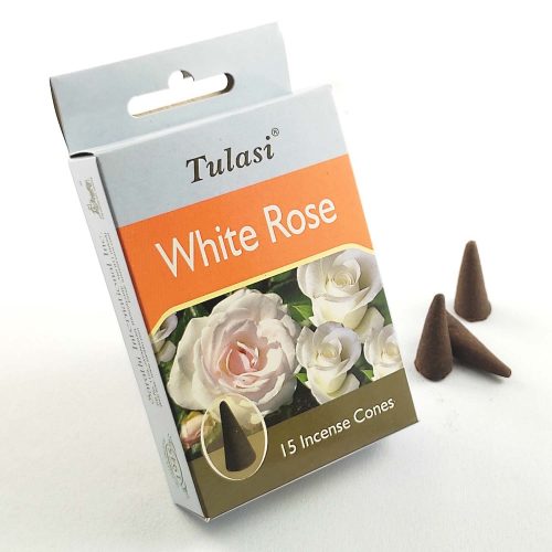  Tulasi White Rose Indiai Füstölő 