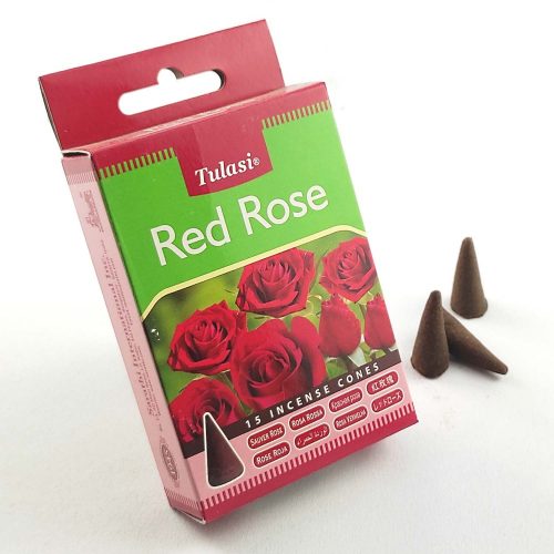  Tulasi Red Rose Vörös Rózsa Füstölő 