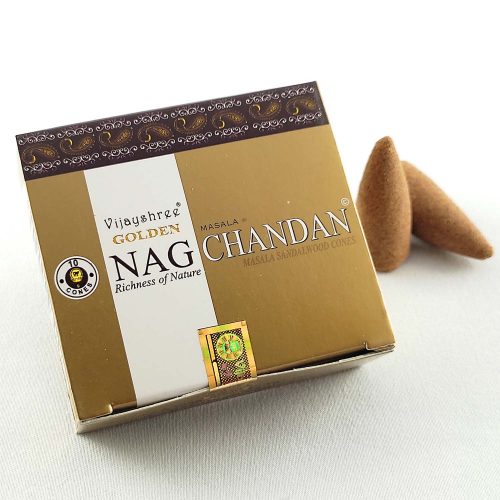  Golden Nag Chandan Indiai Füstölő 