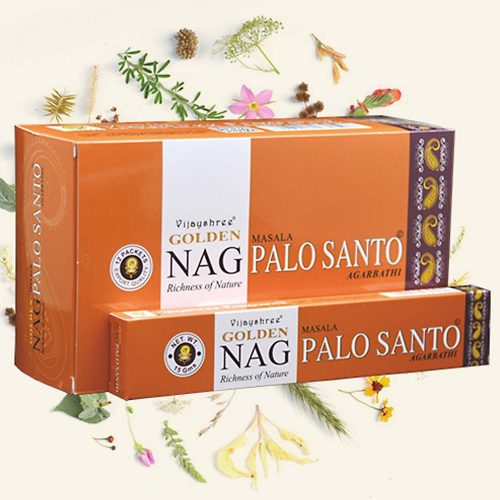  Golden Nag Palo Santo Füstölő