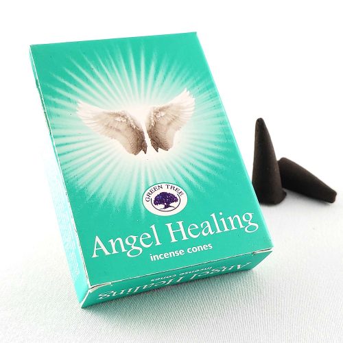 Green Tree Angyali Gyógyítás (Angel Healing) Indiai Kúpfüstölő (10db)