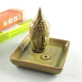  Buddha Oliva Kerámia Füstölő Tartó 