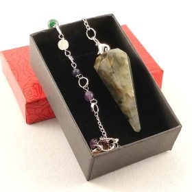 7 Csakra Indiai Labradorit Ásvány Inga