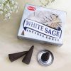 HEM Fehér Zsálya (White Sage) Indiai Kúpfüstölő (10db)