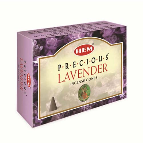 HEM Tökéletes Levendula (Precious Lavender) Indiai Kúpfüstölő (10db)