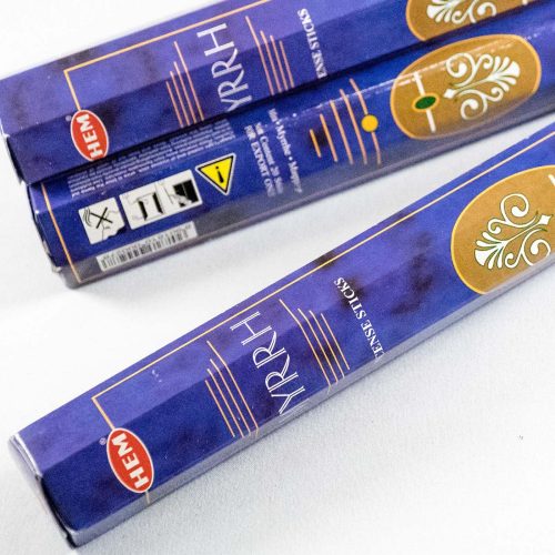 HEM Mirha (Myrrh) Indiai Füstölő (25gr)