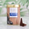 Nag Champa Prémium Lefelé Folyó Kúpfüstölő (20db)
