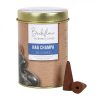 Nag Champa Prémium Lefelé Folyó Kúpfüstölő (20db)