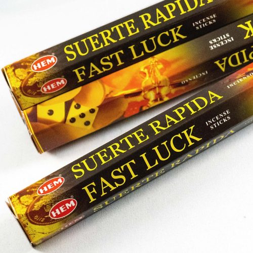 HEM Gyors Szerencse (Fast Luck) Indiai Füstölő (25gr)